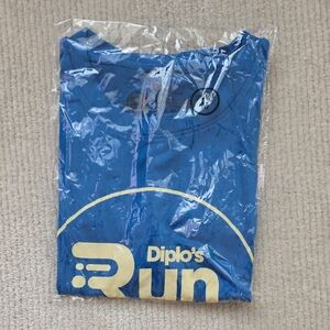 Blue Diplo's Run T-Shirt Size XL new